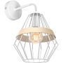 Milagro CLIFF WHITE MLP5517 Sienos lempa 1x60W/E27 IP20