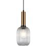 Italux ANTIOLA PND-5588-1M-BRO+CL Pakabinama lempa 1x40W/E27 IP20