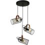 Italux ANTOIN PND-2445-3-BK Pakabinama lempa 3x40W/E27 IP20