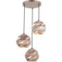 Italux PALERMO PND-2424-3S-GD Pakabinama lempa 3x40W/E27 IP20