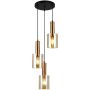 Italux SARDO PND-5581-3A-BRO+AMB Pakabinama lempa 3x40W/E27 IP20