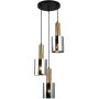 Italux SARDO PND-5581-3A-BRO+SG Pakabinama lempa 3x40W/E27 IP20