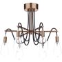 Dar Lighting SCROLL SCR0664 Stropo šviestuvas 6x20W/G4