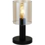 Italux SARDO TB-5581-1-BK+AMB Stalo lempa 1x40W/E27 IP20