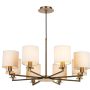 Dar Lighting TYLER TYL0863 Švieslentė 8x40W/E14