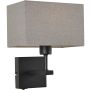 Italux NORTE WL-1122-1-A-BM-RC-GR Sienos lempa 1x60W/E27 IP20