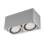 Zuma Line BOX ACGU10-116-N Lubų šviestuvas 2x15W/GU10 IP20