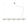 Aldex BERYL GLASS 5 1006F1 Pakabinama lempa 5x40W/E14 IP20