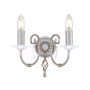 Elstead Lighting AEGEAN AG2-POL-NICKEL Sienos lempa 2x60W/E14