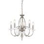 Elstead Lighting AEGEAN AG5-POL-NICKEL Švieslentė 5x60W/E14