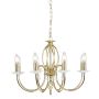 Elstead Lighting AEGEAN AG8-POL-BRASS Švieslentė 8x60W/E14
