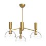 Elstead Lighting Jude ALM-JUDE3-GD-CL Švieslentė 3x60W/E27 IP20