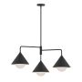 Elstead Lighting Remyck ALM-REMYCK3-BK Švieslentė 3x60W/E27 IP20