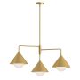 Elstead Lighting Remyck ALM-REMYCK3-GD Švieslentė 3x60W/E27 IP20