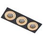 Lumifall ALCAZAR LMF.AZ543BG Įmontuojamas apšvietimas 3x50W/MR16 IP20