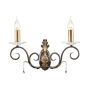 Elstead Lighting AMARILLI AML2-BRONZE Sienos lempa 2x60W/E14