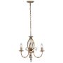 Elstead Lighting ARTISAN ART3-AGD-BRASS Švieslentė 3x60W/E14