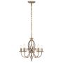 Elstead Lighting ARTISAN ART5-AGD-BRASS Švieslentė 5x60W/E14
