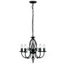 Elstead Lighting ARTISAN ART5-BLACK Švieslentė 5x60W/E14