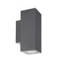 Norlys SANDVIK 1731GR Sienos lempa 2x3.9W/GU10 2700K 530LM IP65