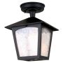 Elstead Lighting YORK BL6A-BLACK Lubų šviestuvas 1x60W/E27 IP23
