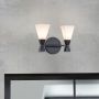 Elstead Lighting Bowtie BOWTIE-2-MB Sienos lempa 2x3 W/G9 3000 K 600 lm ip44