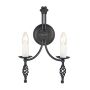 Elstead Lighting BELFRY BY2-BLACK Sienos lempa 2x60W/E14