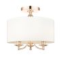 Cosmolight ABU DHABI C03480AU-WH Stropo šviestuvas 3x40w/E14 IP20