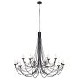 Elstead Lighting CARISBROOKE CB18-BLACK Švieslentė 18x60W/E14