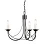 Elstead Lighting CARISBROOKE CB3-BLACK Švieslentė 3x60W/E14