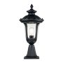 Elstead Lighting Chicago CC3-S-BK Stovinė lempa 1x60W/E27 IP44