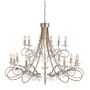 Elstead Lighting CHRISTINA CRT18-SIL-GOLD Švieslentė 18x60W/E14