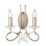 Elstead Lighting CHRISTINA CRT2-SILVER-GOLD Sienos lempa 2x60W/E14