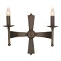 Elstead Lighting CROMWELL CW2-OLD-BRZ Sienos lempa 2x60W/E14