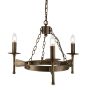 Elstead Lighting CROMWELL CW3-OLD-BRZ Švieslentė 3x60W/E14