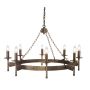 Elstead Lighting CROMWELL CW8-OLD-BRZ Švieslentė 8x60W/E14