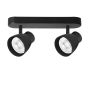Light Prestige Dravo LP-9523/2WS BK Taškinis šviestuvas 2x8W/GU10 IP20
