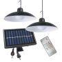 Eko Light SATURN EKO9151 Saulės baterijų lempa 2x12W/LED 4000K 150lm IP44
