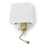 Novolux FIRENZE 507A-Y05X1B-46 Sienos lempa 2x60W, 3W/E27, LED 240LM IP20