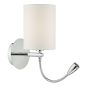 Dar Lighting FETA FET0750 Sienos lempų rankena 1x60W/E27+1x1W/LED IP20