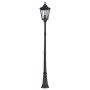 Feiss COTSWOLD LANE FE-COTSLN5-L-BK Gatvės šviesos stulpas 3x60W/E14 IP44