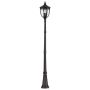 Feiss ENGLISH BRIDLE FE-EB5-L-BLK Gatvės šviesos stulpas 3x60W/E14 IP44