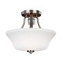 Feiss EVINGTON FE-EVINGTON-SF-SN Stropo šviestuvas 2x60W/E27