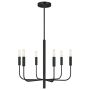 Generation Lighting Brianna FE-BRIANNA6-BK Švieslentė 6x60W/E14