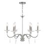Elstead Lighting FINSBURY PARK FP6-POL-NICKEL Švieslentė 6x60W/E14