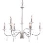 Elstead Lighting FINSBURY PARK FP9-POL-NICKEL Švieslentė 9x60W/E14