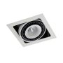 Italux ALESSO GL7116-1/18W WH+BL Įmontuojamas apšvietimas 1x18W/LED 1340LM IP20
