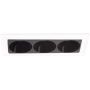 Maxlight X-LINE H0134 Įmontuojamas apšvietimas 3x4w/led 3000k 280lm ip20