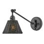 Hinkley Lighting Arti HK-ARTI-1W-BK-BR Sienos lempa 1x60W/E27 IP20
