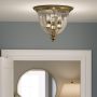 Hinkley Lighting CAMBRIDGE HK-CAMBRIDGE-F-B Lubų šviestuvas 3x60W/E14